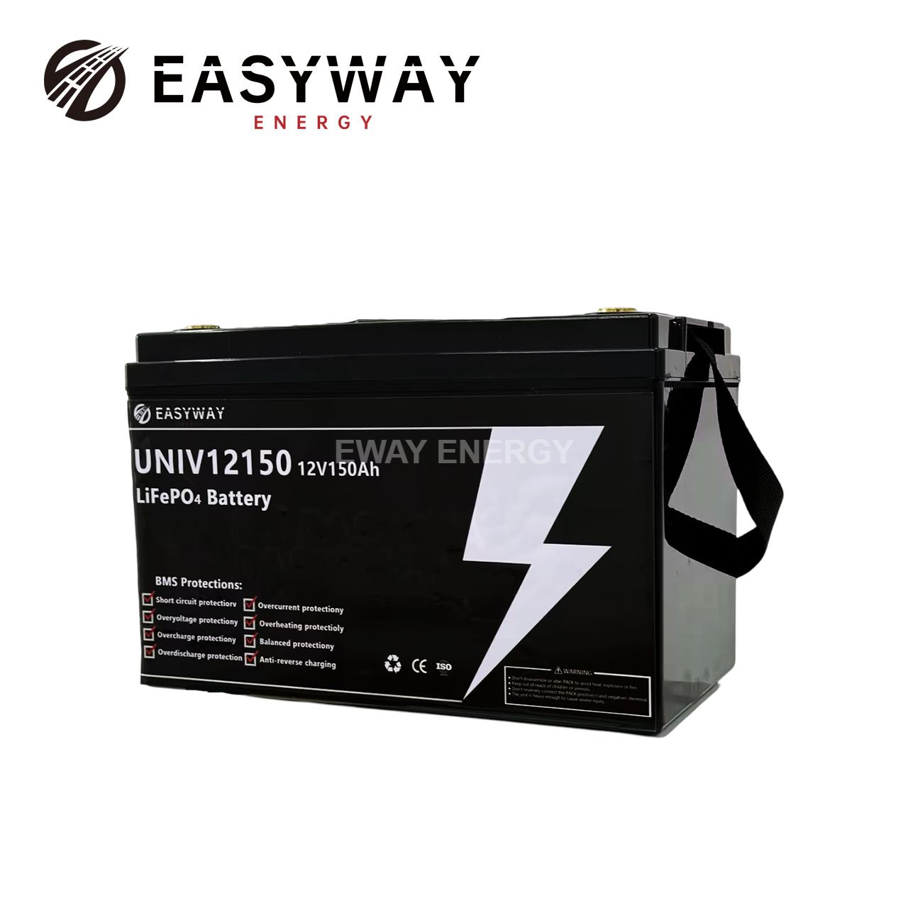 Lead To Lithium Batery with 12V150Ah LiFePO4 Battery