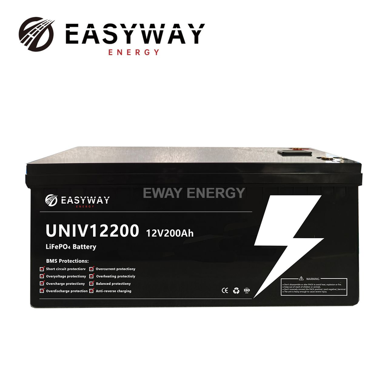 Lead To Lithium Batery with 12V200Ah LiFePO4 Battery
